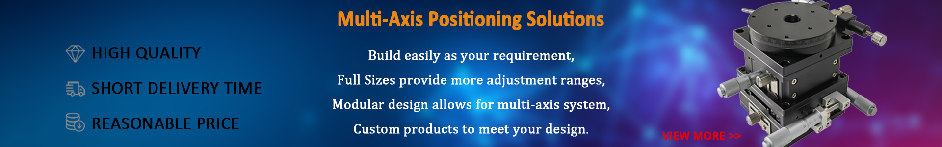 How to Build the Multi-Axis Positioning Solutions?